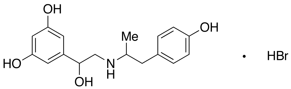 Fenoterol Hydrobromide - Chemical structure and product image