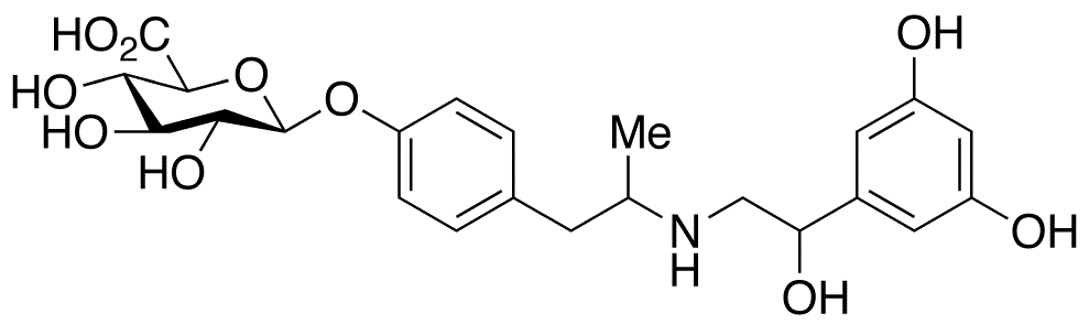 Fenoterol O-beta-D-Glucuronide - Chemical structure and product image