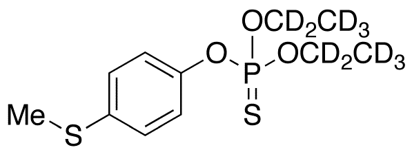 Fensulfothion Sulfide-d10 - Chemical structure and product image