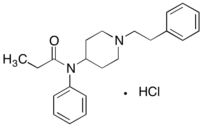 Fentanyl Hydrochloride - Chemical structure and product image