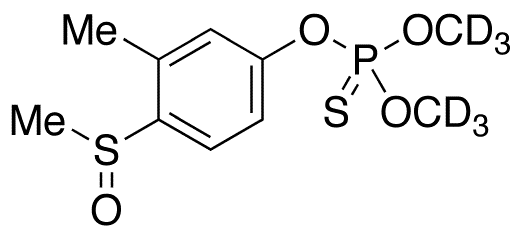 Fenthion Sulfoxide-d6 - Chemical structure and product image