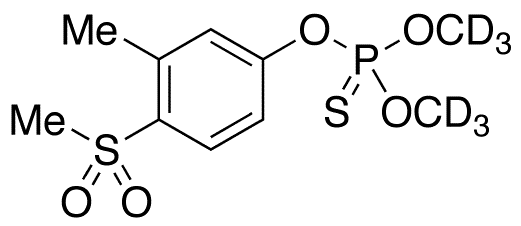 Fenthion Sulfone-d6 - Chemical structure and product image