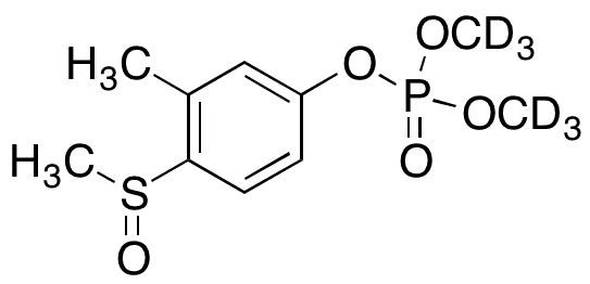 Fenthoxon Sulfoxide (Dimethylphosphate-d6) - Chemical structure and product image