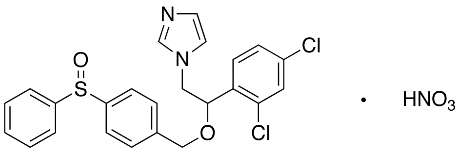 Fenticonazole Sulfoxide Nitric Acid Salt - Chemical structure and product image