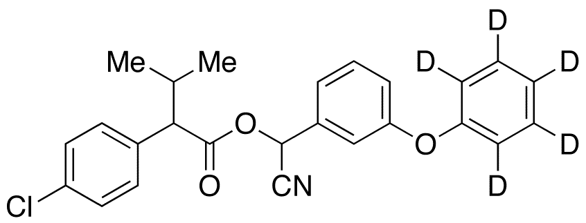 Fenvalerate-d5 - Chemical structure and product image