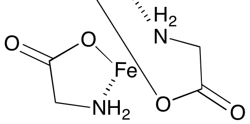 Ferrous Bisglycinate - Chemical structure and product image