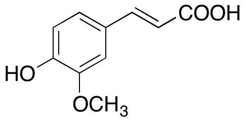 trans-Ferulic Acid - Chemical structure and product image