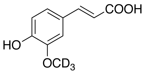 Ferulic Acid-d3 - Chemical structure and product image