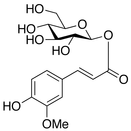 Ferulic Acid Acyl-beta-D-glucoside - Chemical structure and product image