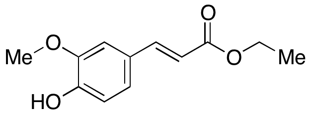 Ferulic Acid Ethyl Ester - Chemical structure and product image