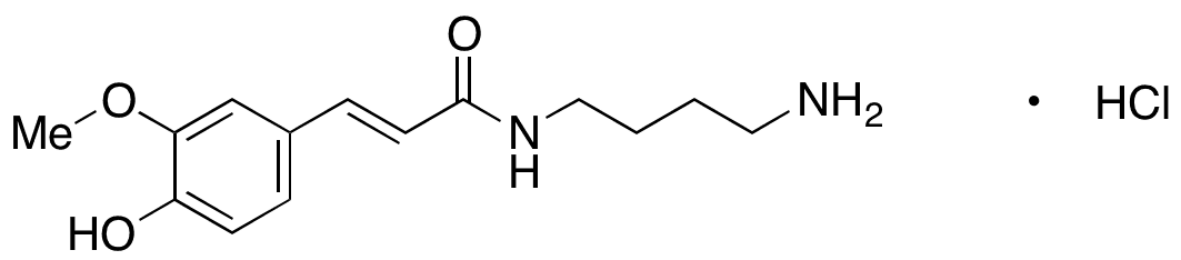 Feruloylputrescine Hydrochloride - Chemical structure and product image