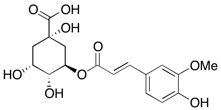 3-O-(E)-Feruloylquinic Acid - Chemical structure and product image