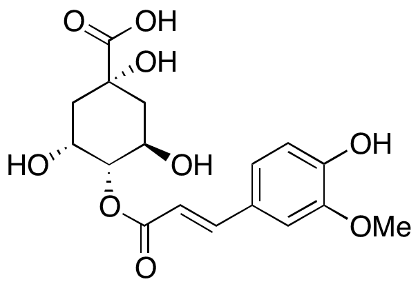 4-O-(E)-Feruloylquinic Acid - Chemical structure and product image