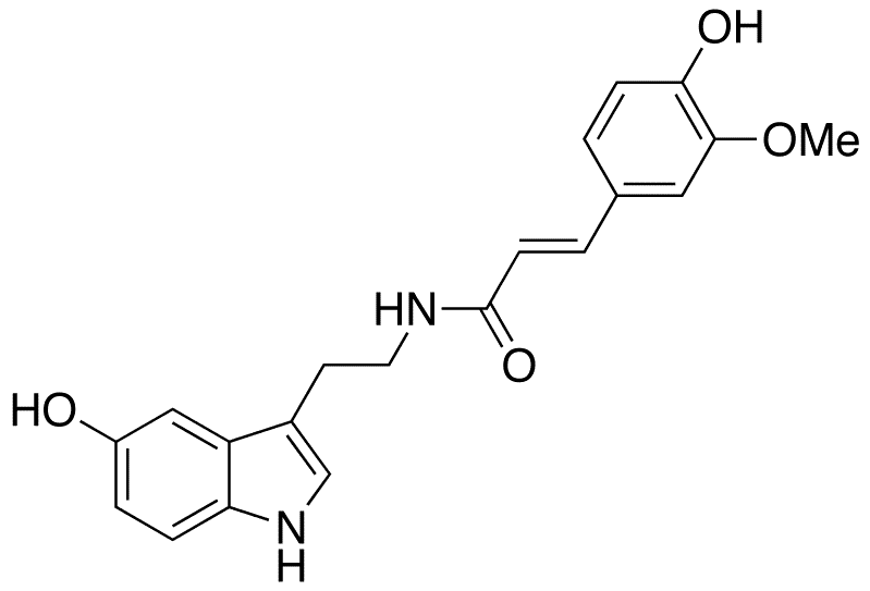 N-Feruloyl Serotonin - Chemical structure and product image