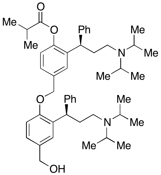 Fesoterodinyl (4-Hydroxy-tolterodine phenoxy) Ether - Chemical structure and product image