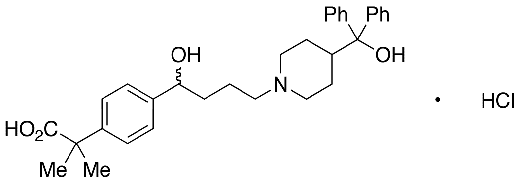Fexofenadine Hydrochloride - Chemical structure and product image