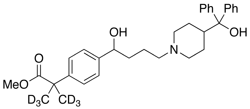 Fexofenadine-d6 Methyl Ester - Chemical structure and product image