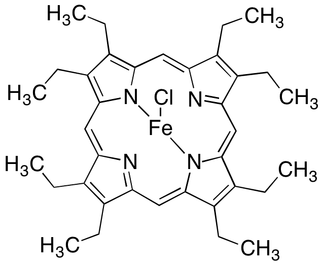 Fe(III) Octaethylporphine Chloride - Chemical structure and product image