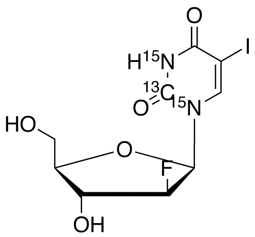 Fialuridine-15N2,13C - Chemical structure and product image