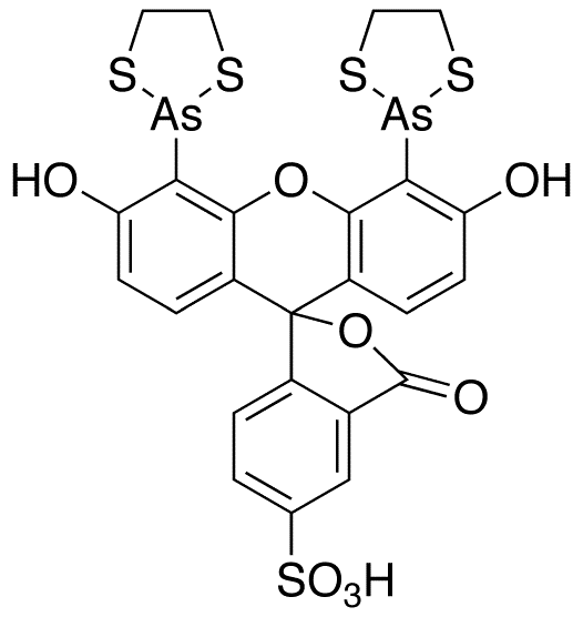 FIAsH-EDT2 Sulfonic Acid - Chemical structure and product image