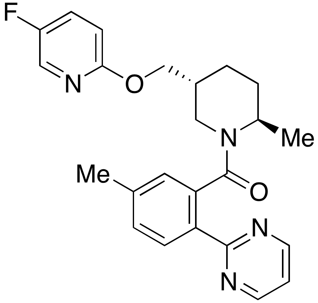 Filorexant - Chemical structure and product image