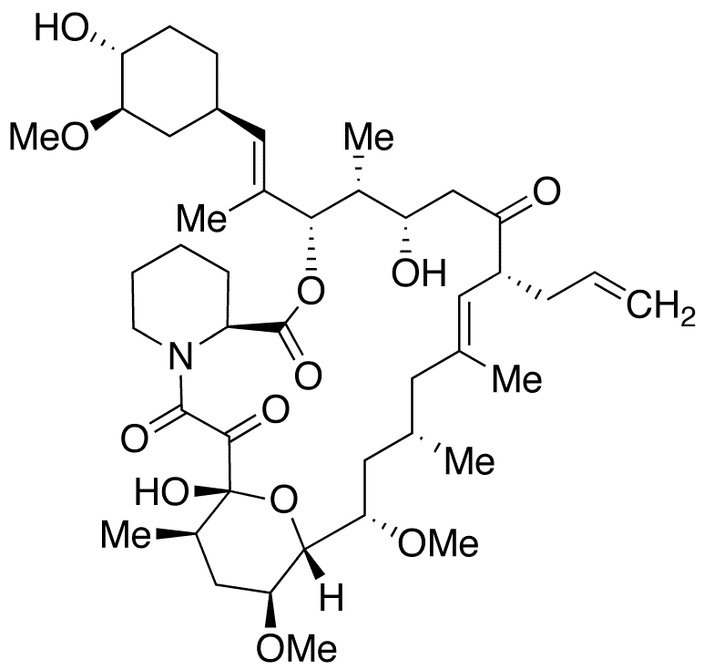 FK-506 (Tacrolimus) - Chemical structure and product image