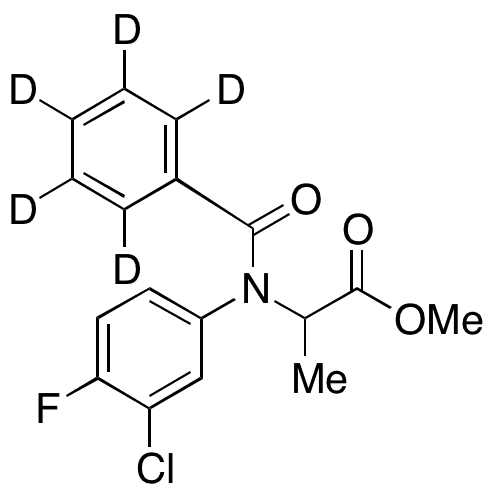 Flamprop-methyl-d5 - Chemical structure and product image