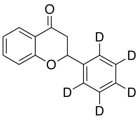 Flavanone-d5 - Chemical structure and product image