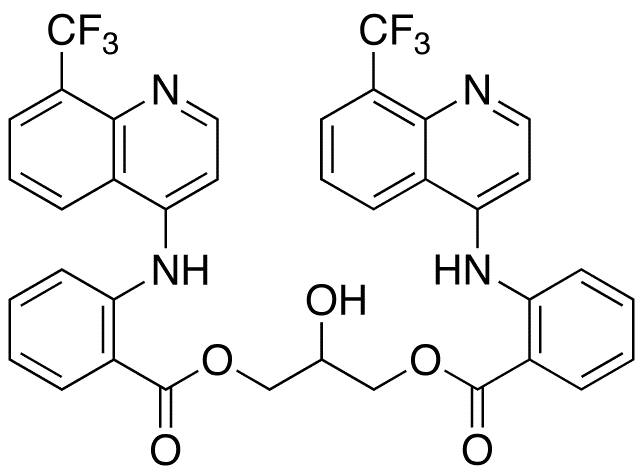 Floctafenic Acid Dimer Glycerol Ester - Chemical structure and product image