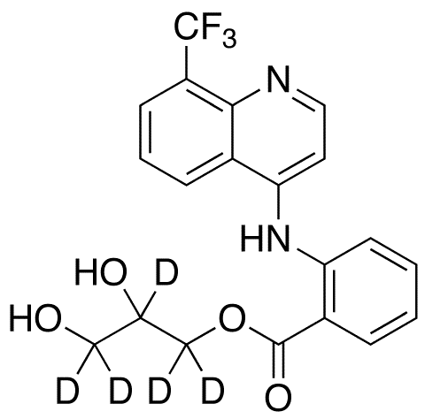 Floctafenine-d5 - Chemical structure and product image