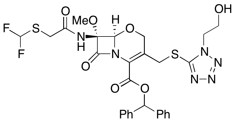 Flomoxef Benzhydryl Ester - Chemical structure and product image