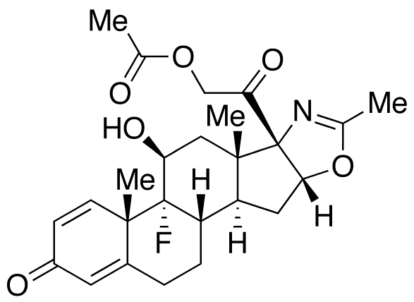 Fluazacort - Chemical structure and product image