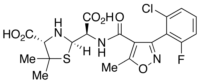 (5R)-Flucloxacillin Penilloic Acid - Chemical structure and product image