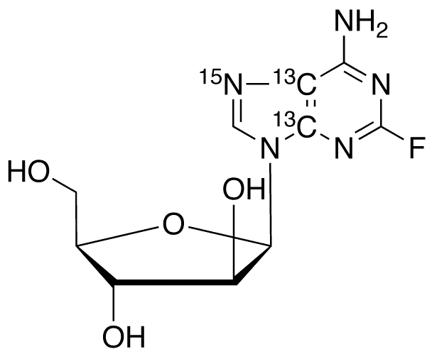 Fludarabine-13C2,15N - Chemical structure and product image
