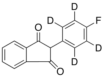 Fluindione-d4 - Chemical structure and product image