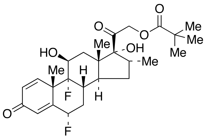 Flumethasone 21-Pivalate - Chemical structure and product image