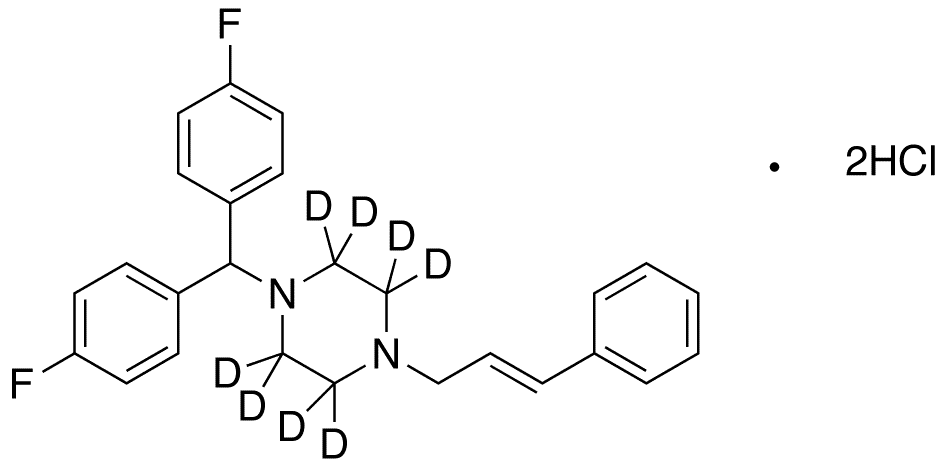 Flunarizine-d8 Dihydrochloride - Chemical structure and product image