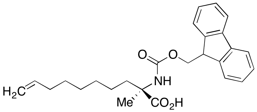 (2R)-2-[[(9H-Fluoren-9-ylmethoxy)carbonyl]amino]-2-methyl-9-decenoic Acid - Chemical structure and product image
