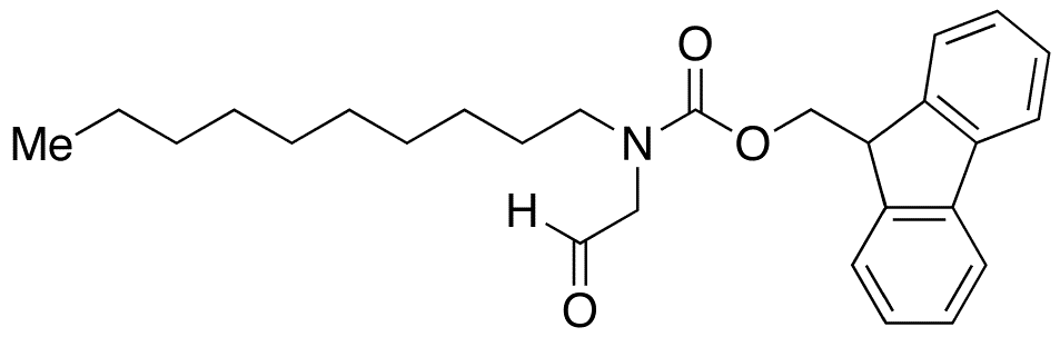2-[N-(9-Fluorenylmethoxycarbonyl)-N-decylamino]ethanal - Chemical structure and product image