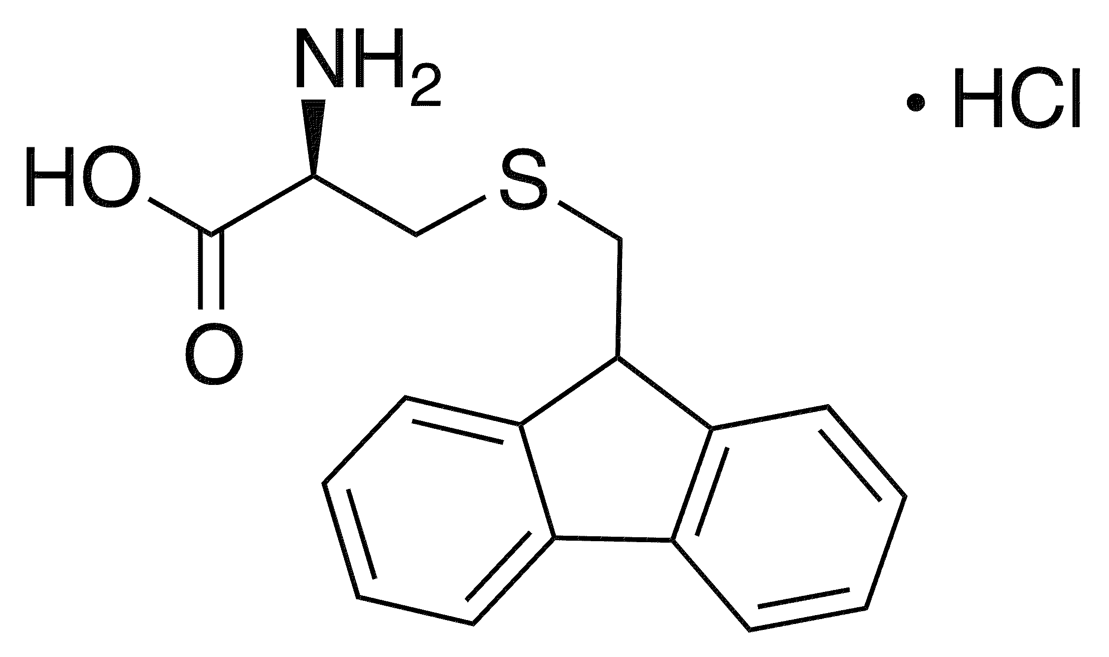 S-9-Fluorenylmethyl-L-cysteine Hydrochloride - Chemical structure and product image