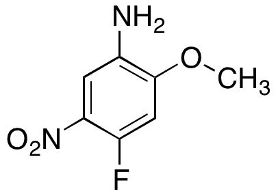 4-Fluoro-2-methoxy-5-nitroaniline - Chemical structure and product image