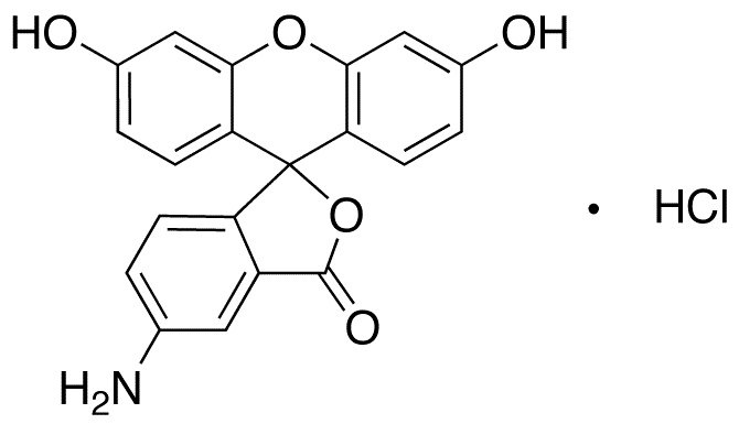 Fluoresceinamine Hydrochloride Isomer 1 - Chemical structure and product image