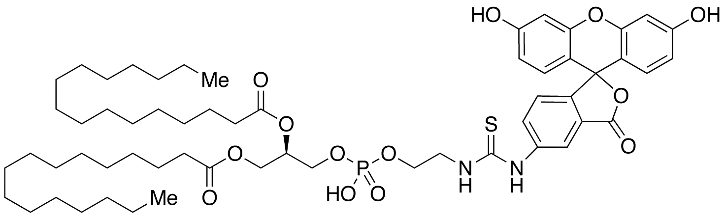 Fluorescein-Dipalmitoylphosphatidylethanolamine - Chemical structure and product image
