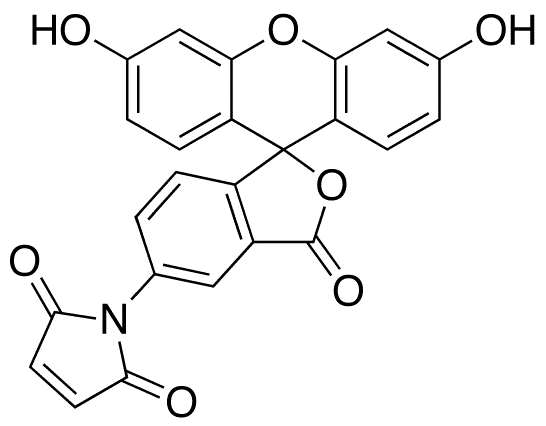 Fluorescein 5-Maleimide (90%) - Chemical structure and product image