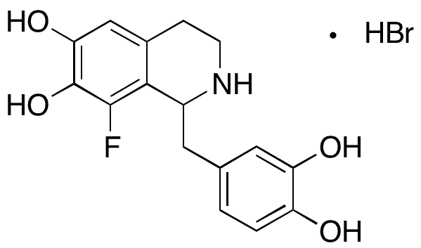 8-Fluoronorlaudanosoline Hydrobromide - Chemical structure and product image
