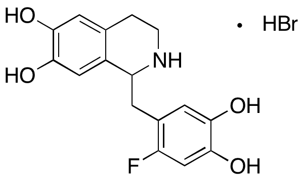 6-Fluoronorlaudonosoline Hydrobromide - Chemical structure and product image