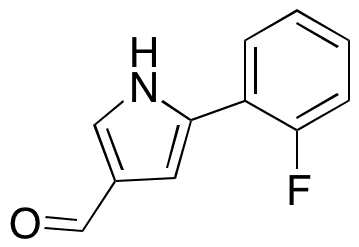 5-(2-Fluorophenyl)-1H-pyrrole-3-carbaldehyde - Chemical structure and product image