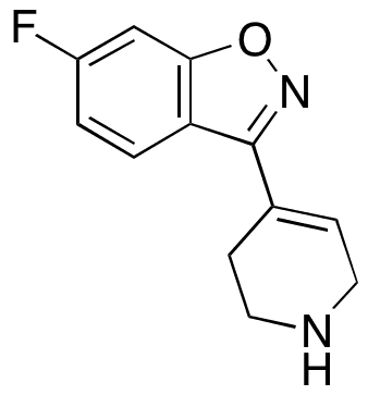 6-Fluoro-3-(1,2,3,6-tetrahydropyridin-4-yl)benzo[d]isoxazole - Chemical structure and product image
