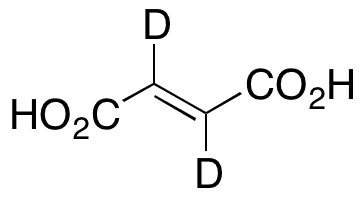 Fumaric Acid-d2 - Chemical structure and product image