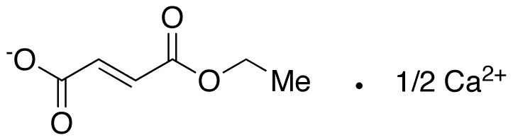 Fumaric Acid Monoethyl Ester Calcium Salt - Chemical structure and product image